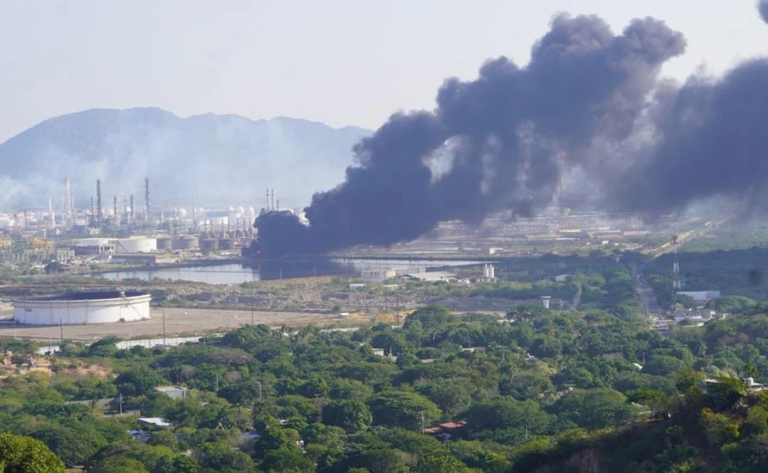 Registran incendio en la refinería de Salina Cruz: Oaxaca