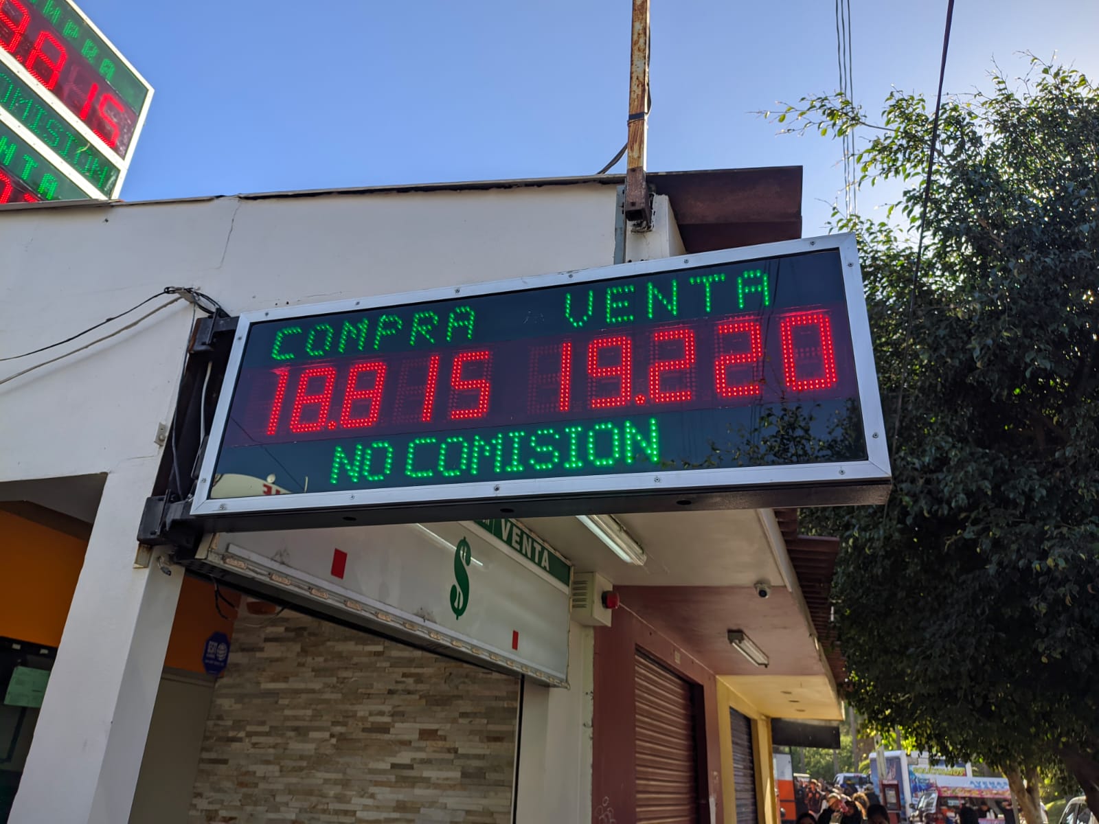 Tipo de cambio en Tijuana