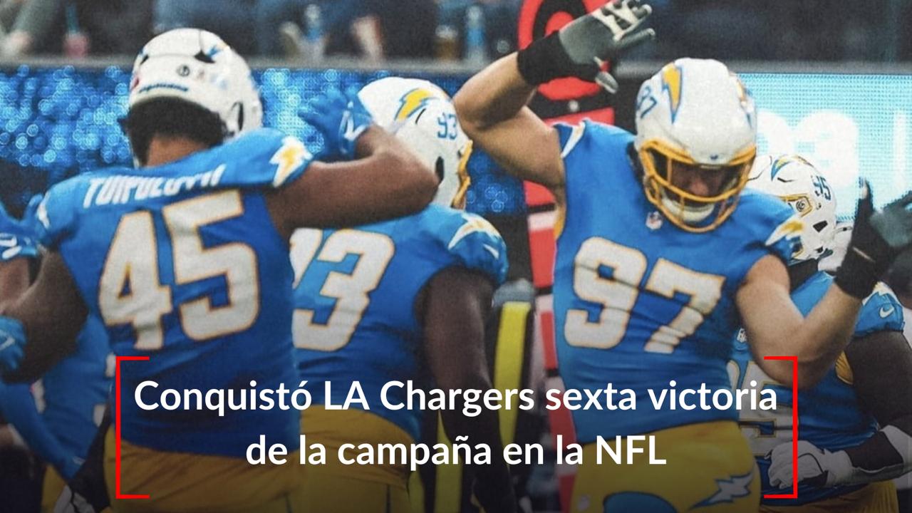 Los Angeles Chargers conquistaron su sexta victoria en la Temporada 2024 de la NFL