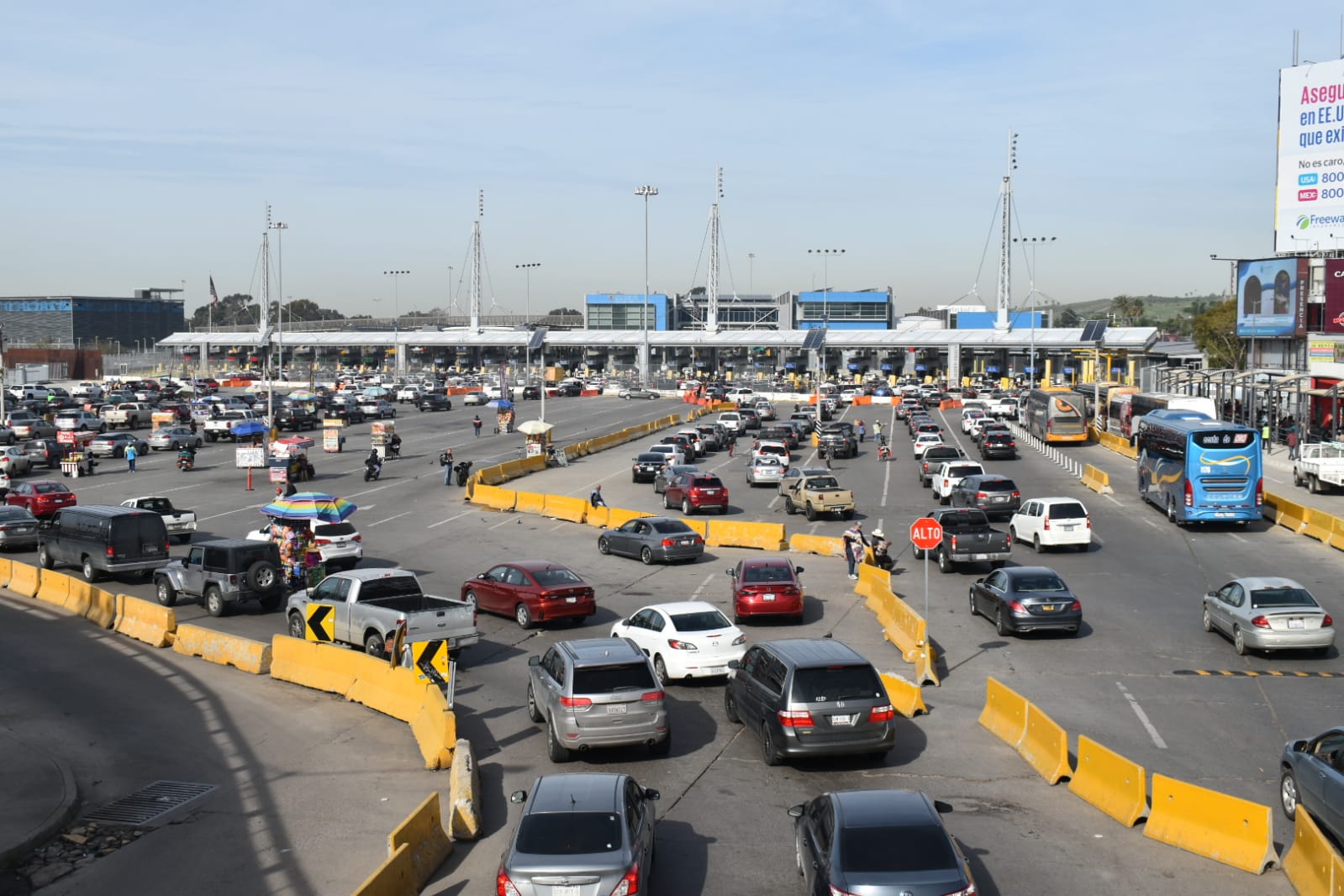 El tiempo de espera en garitas de Tijuana