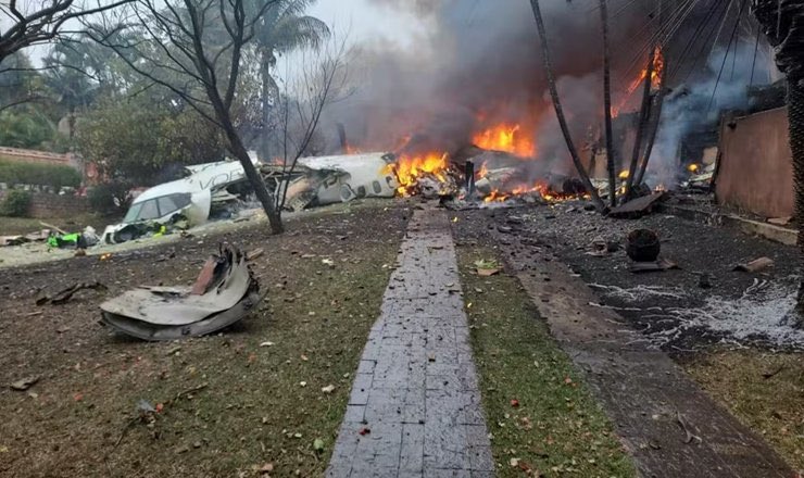 [SENSITIVE CONTENT] Plane crash with 62 onboard in Brazil