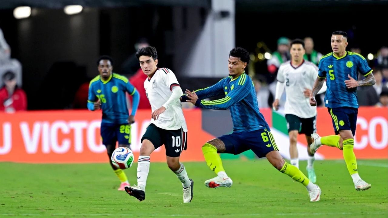 Con golazo de Gilberto Mora, México empata con Colombia