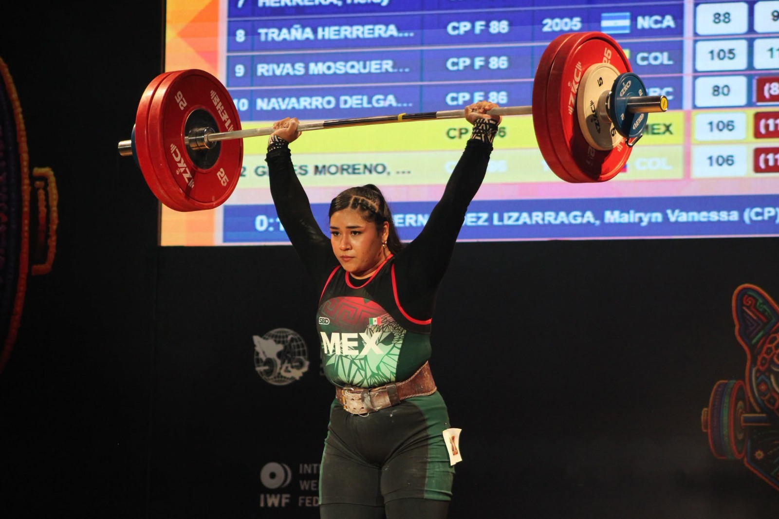 Vanessa Hernández gana tres medallas en el Panamericano de Pesas