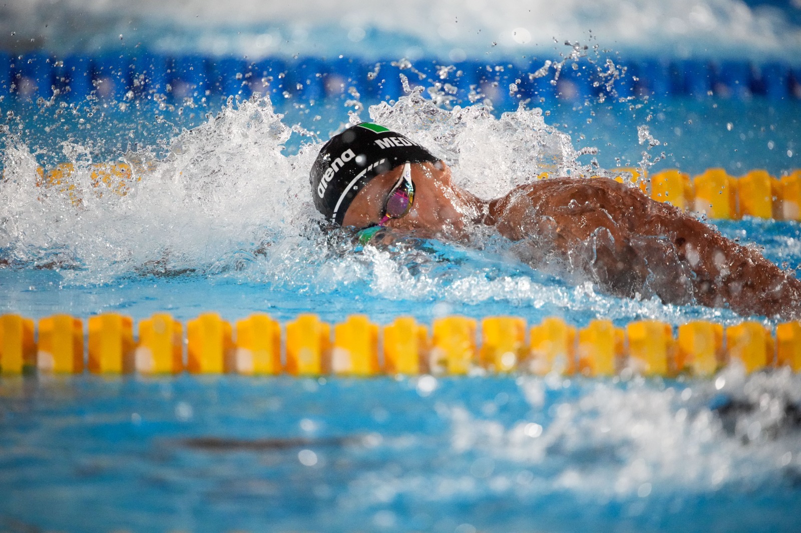 Con David Medina como protagonista, México conquista el oro en el relevo 4x200 libres de los JCC