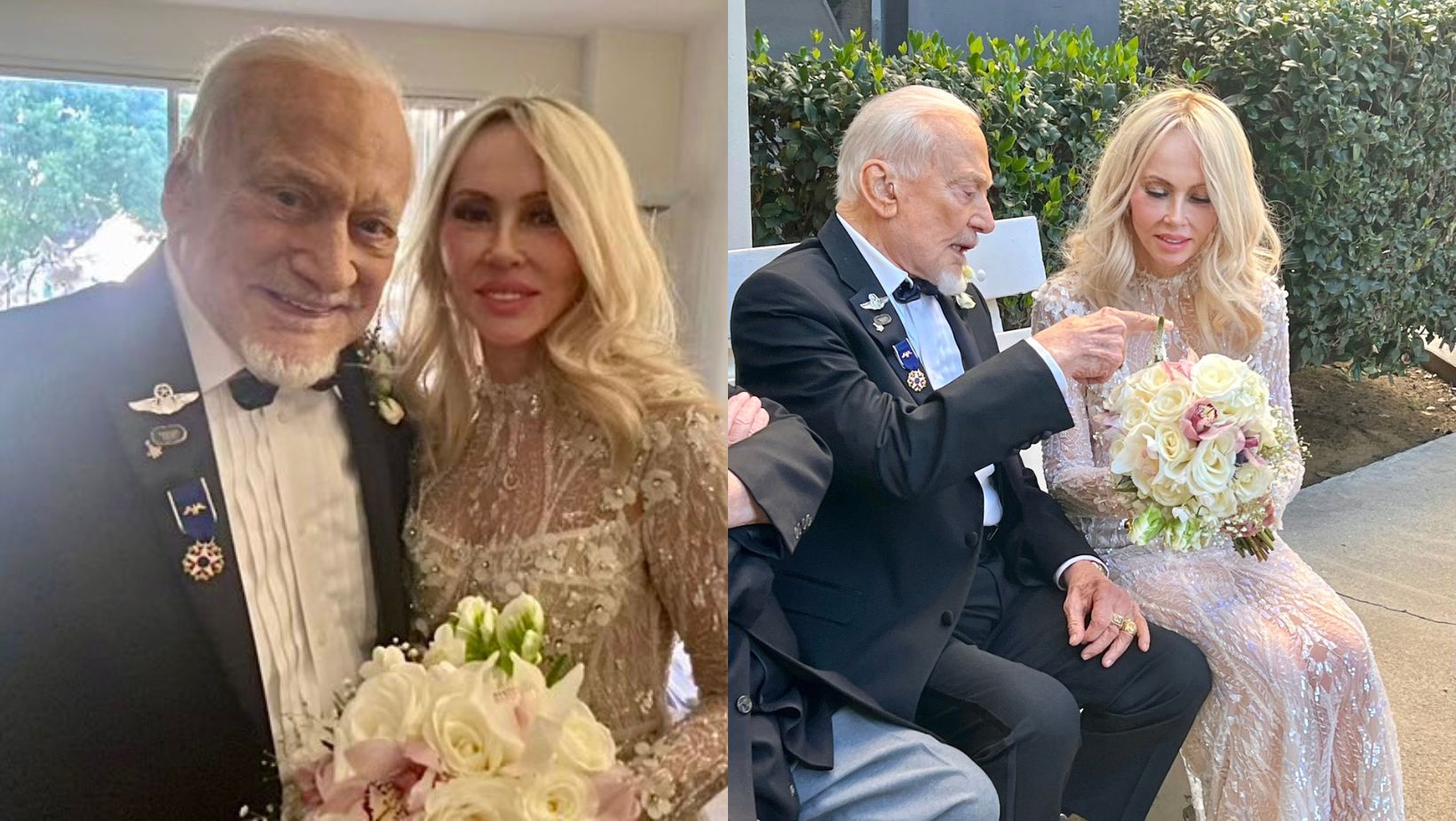 El astronauta Buzz Aldrin se casó nuevamente a sus 93 años