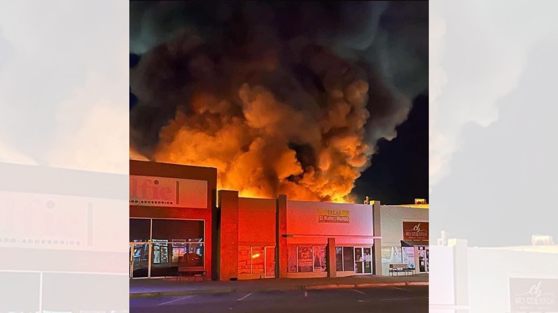 Incendio en centro comercial: San Luis Río Colorado