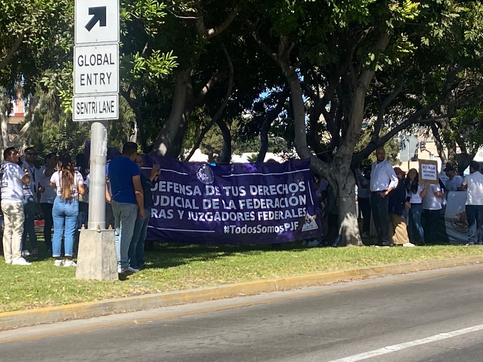 Continúa el paro nacional de trabajadores del Poder Judicial de la Federación: Tijuana