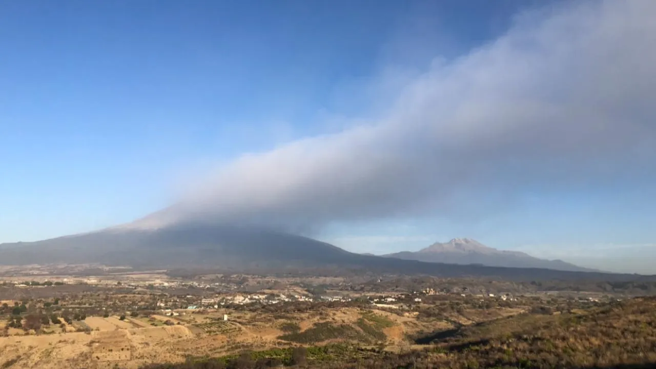 Volcán Popocatépetl en alerta amarilla fase 2