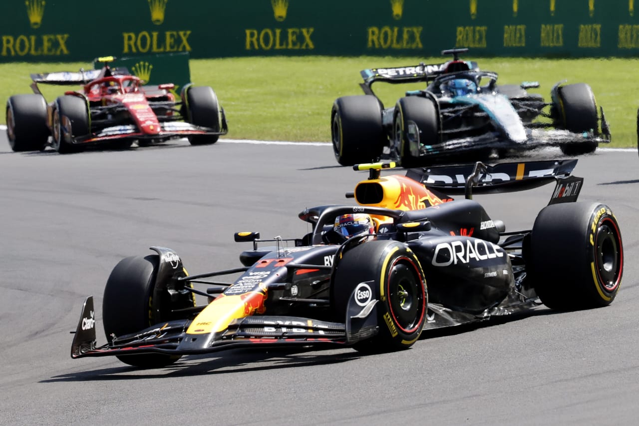 Checo Pérez terminó en séptimo en el GP de Bélgica