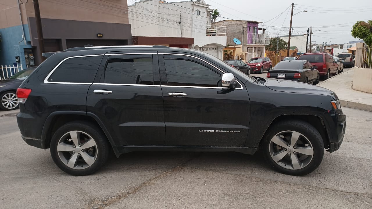 La camioneta en la que fueron detenidos