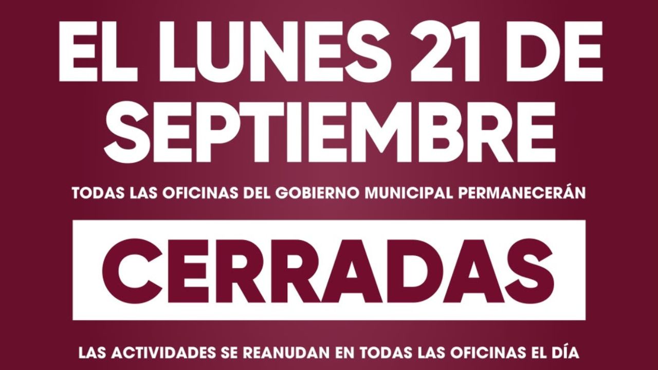 Ayuntamiento de Tijuana tendrá día inhábil este lunes 21 de septiembre