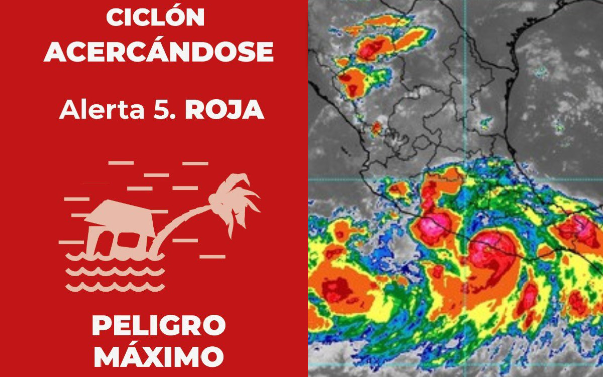 Alerta Roja por huracán ‘John’: AMLO llama a evacuar en Guerrero y Oaxaca