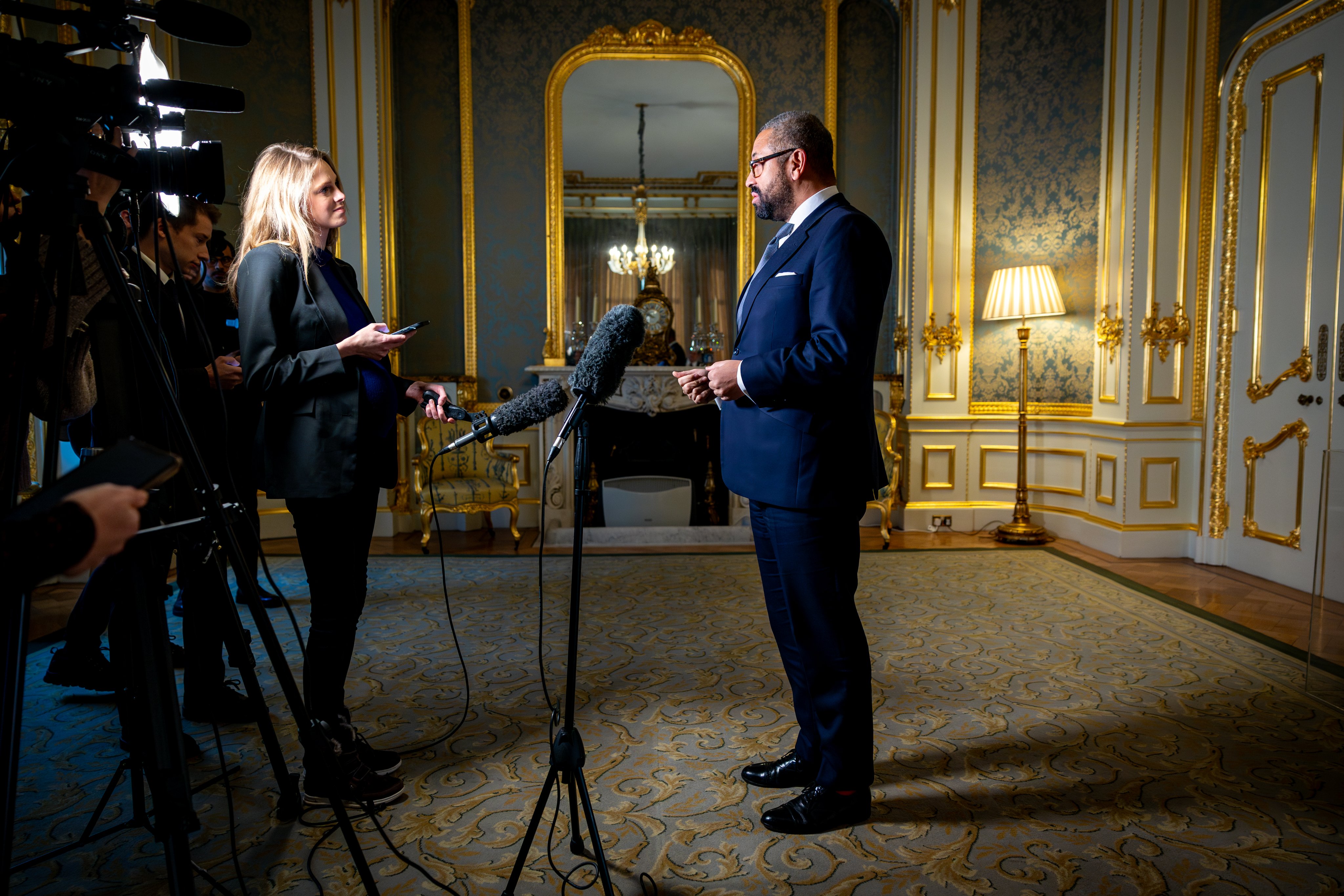 James Cleaverly, Ministro de Interior del Reino Unido IFOTO: Publicada por el Gobierno Británico