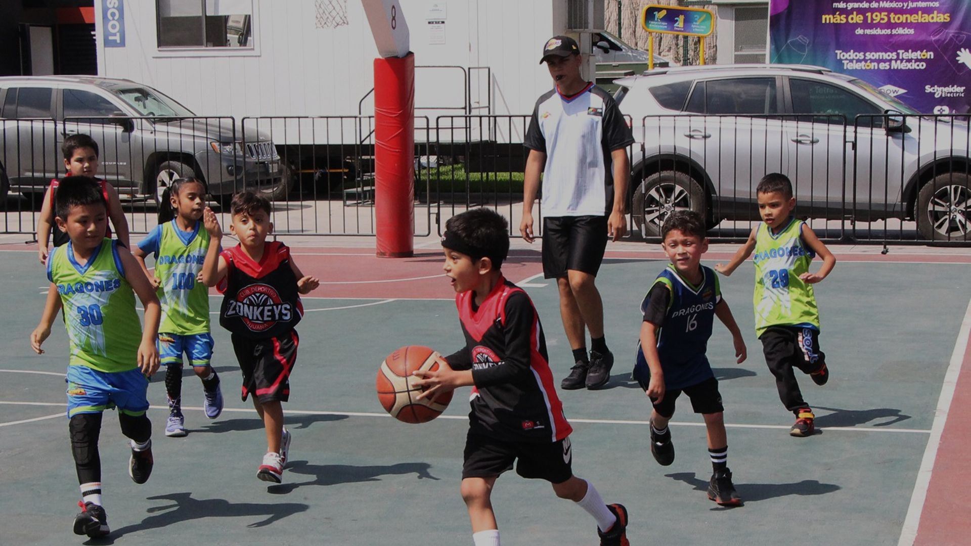 Gran arranque de 9no. Torneo Infantil y Juvenil de Básquetbol en la Arena Zonkeys