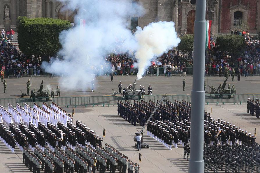 Así fue el desfile militar en CDMX