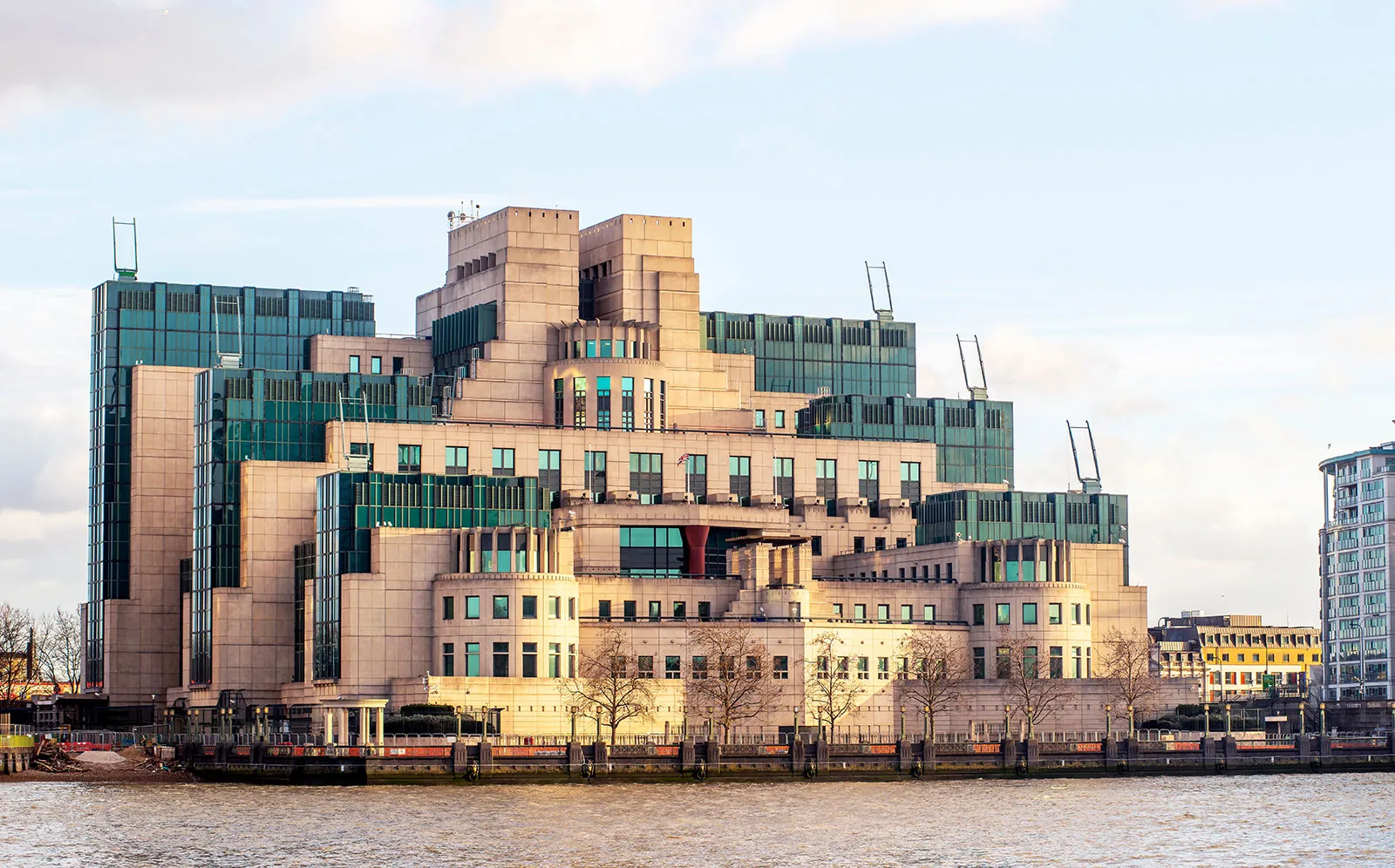 Edificio de la agencia británica MI6, contra la que se dirigen las acusaciones de China IFOTO: Web