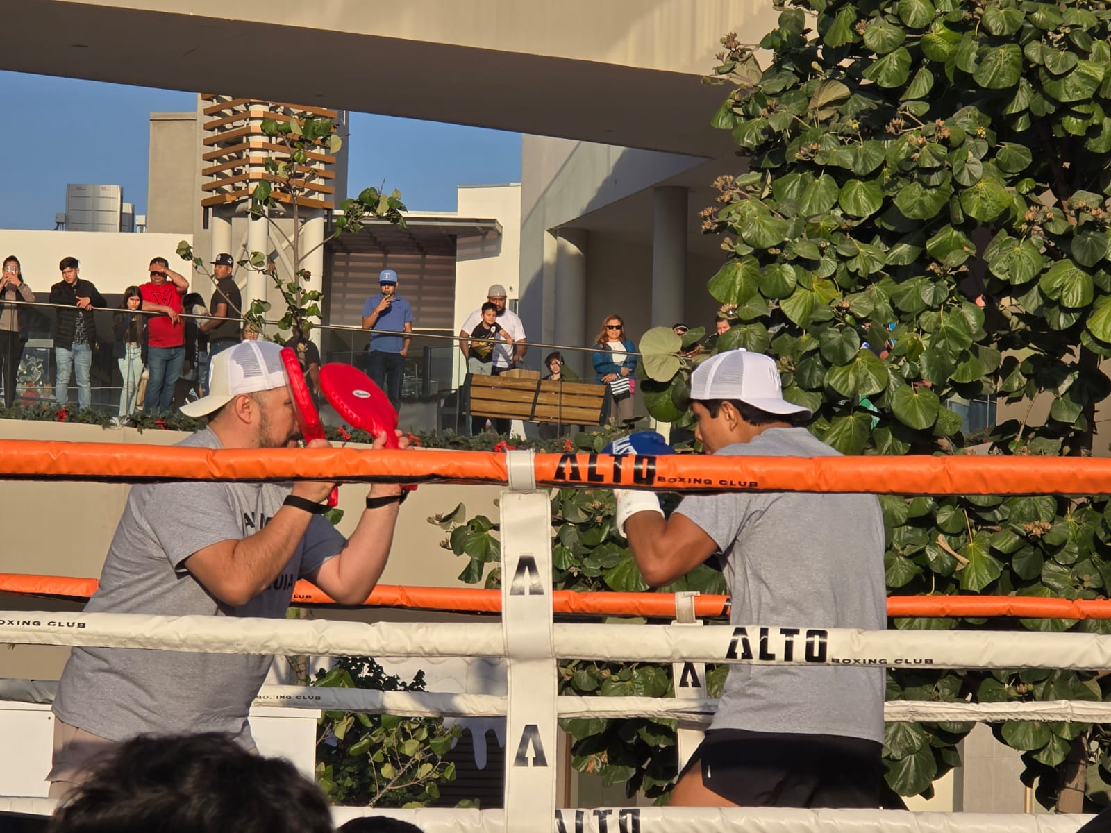 En entrenamiento público, Munguía se declara listo para su pelea en el Estadio Caliente