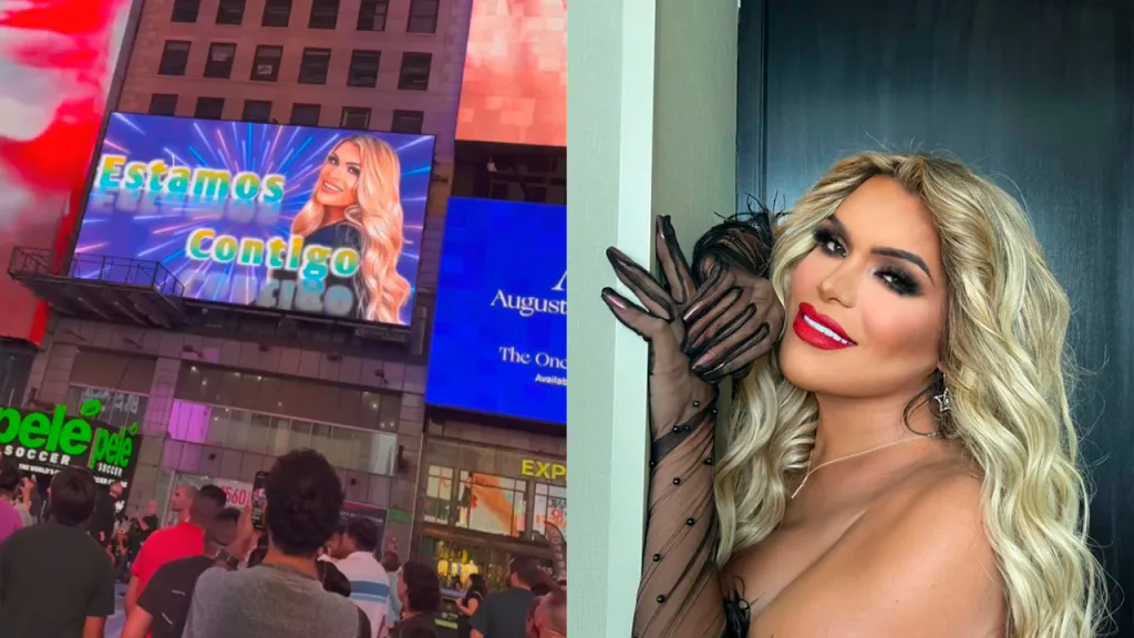 Wendy Guevara Ilumina El Times Square De Nueva York