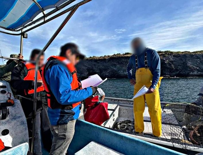 Sorprenden a pescadores en área natural protegida: Balandra