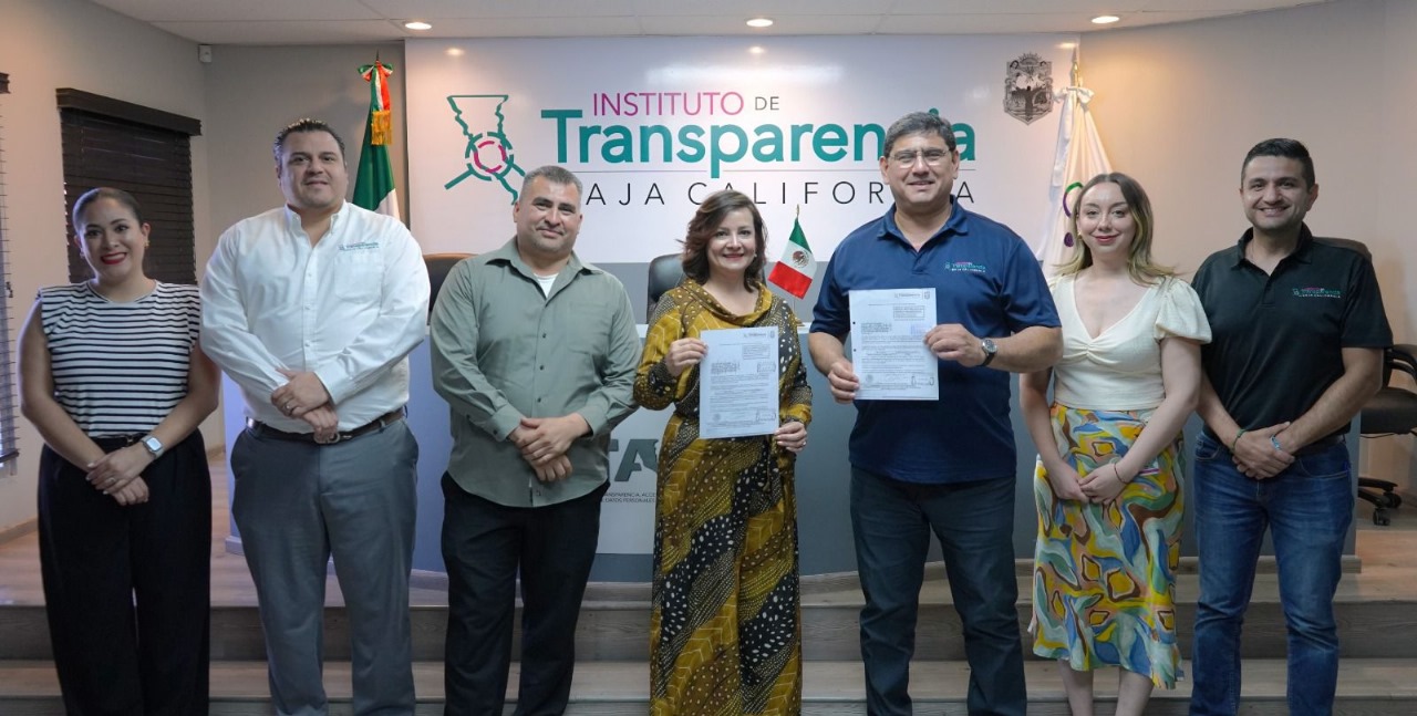 Sindicato de Burócratas de Mexicali recibe reconocimiento por cumplimiento en transparencia