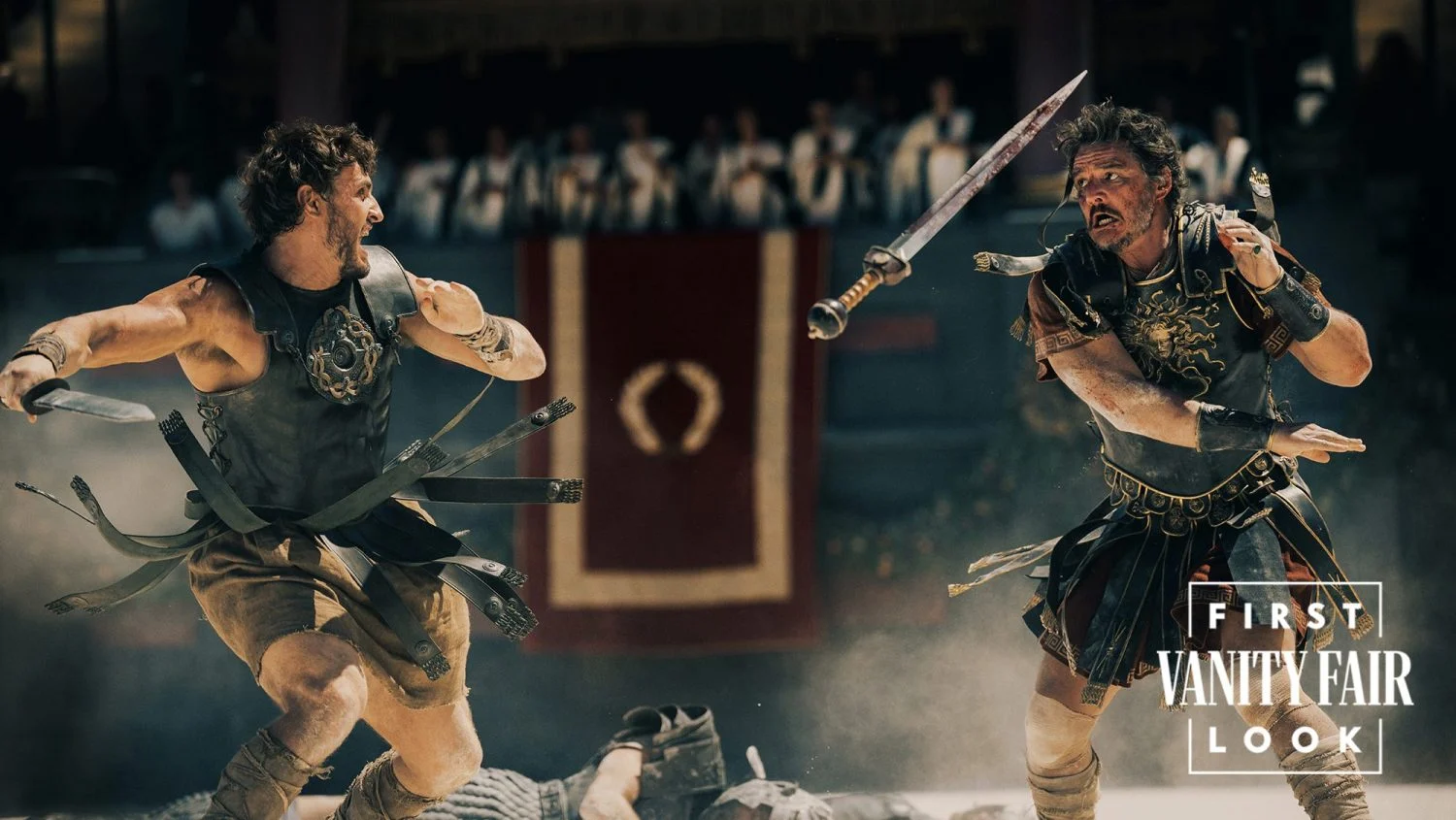 Revelan imágenes de la nueva película Gladiador 2