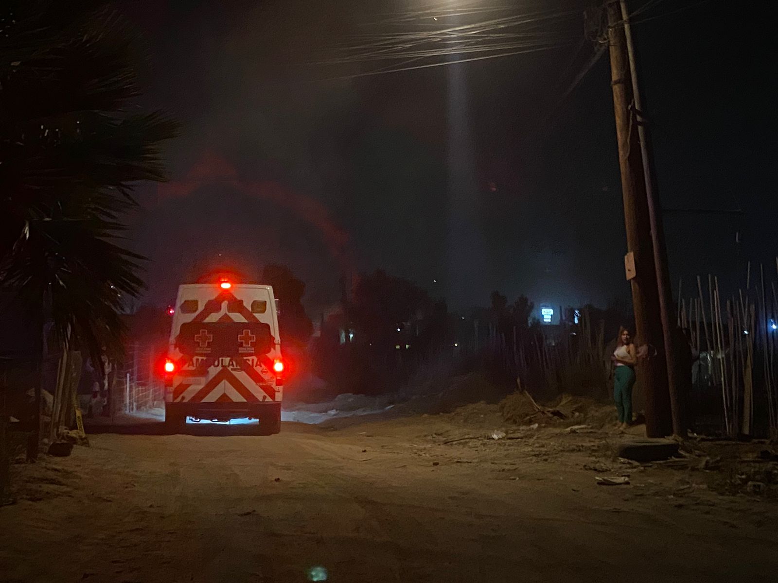 Asesinato con arma de fuego en la colonia Ojo de Agua.