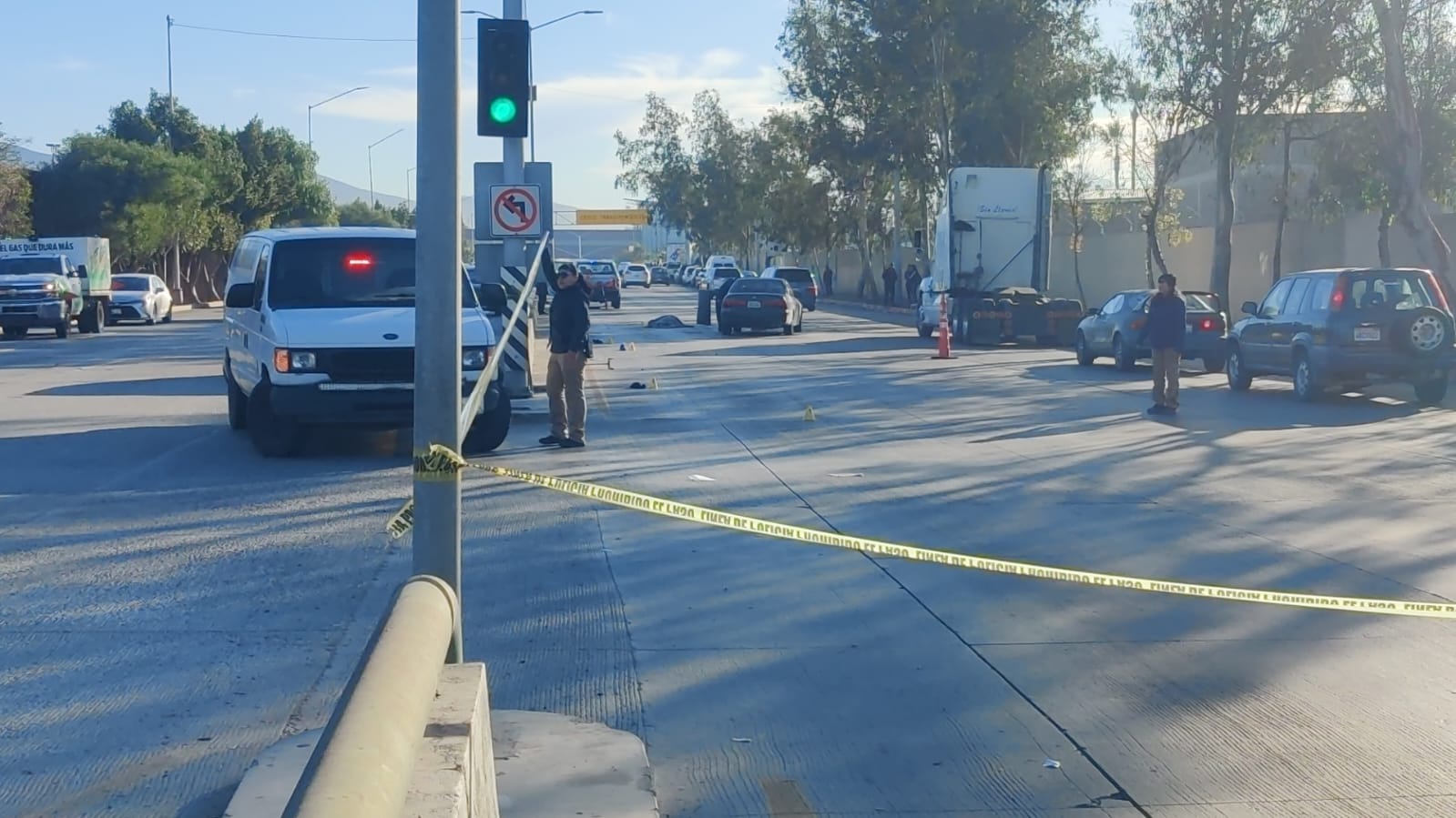 [VÍDEO] Cierran carril frente al aeropuerto de Tj por hombre atropellado