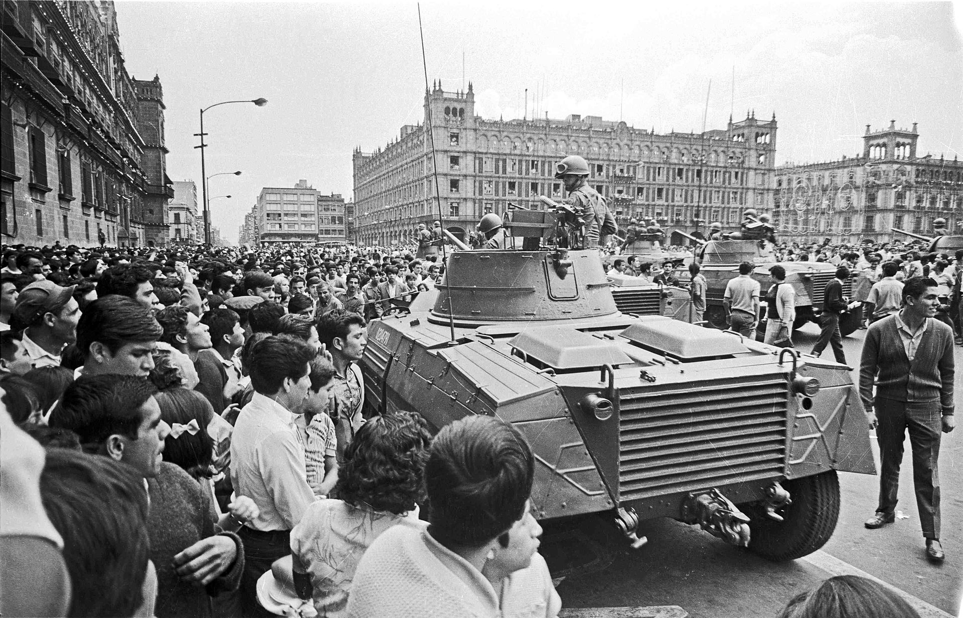 Fotografía del movimiento estudiantil del 68