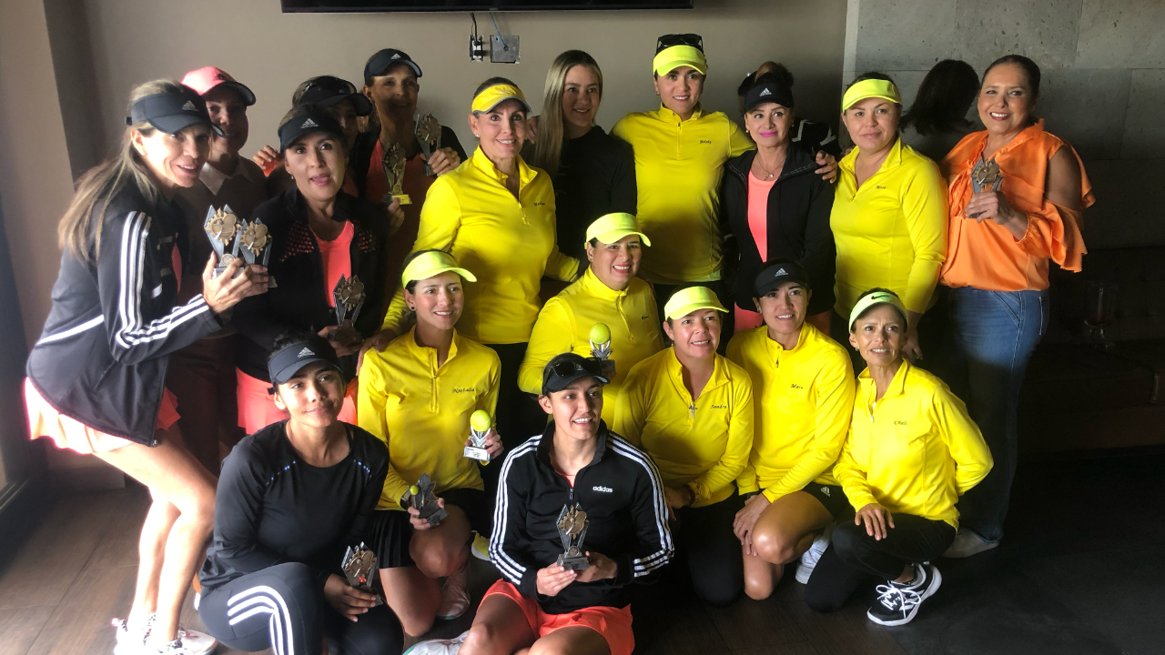 Foto: Los Equipos Amarillo y Rosa dieron una gran Final en la Liga Femenil de Tenis de Tijuana 2022-2023. (Foto: Baja News MX)