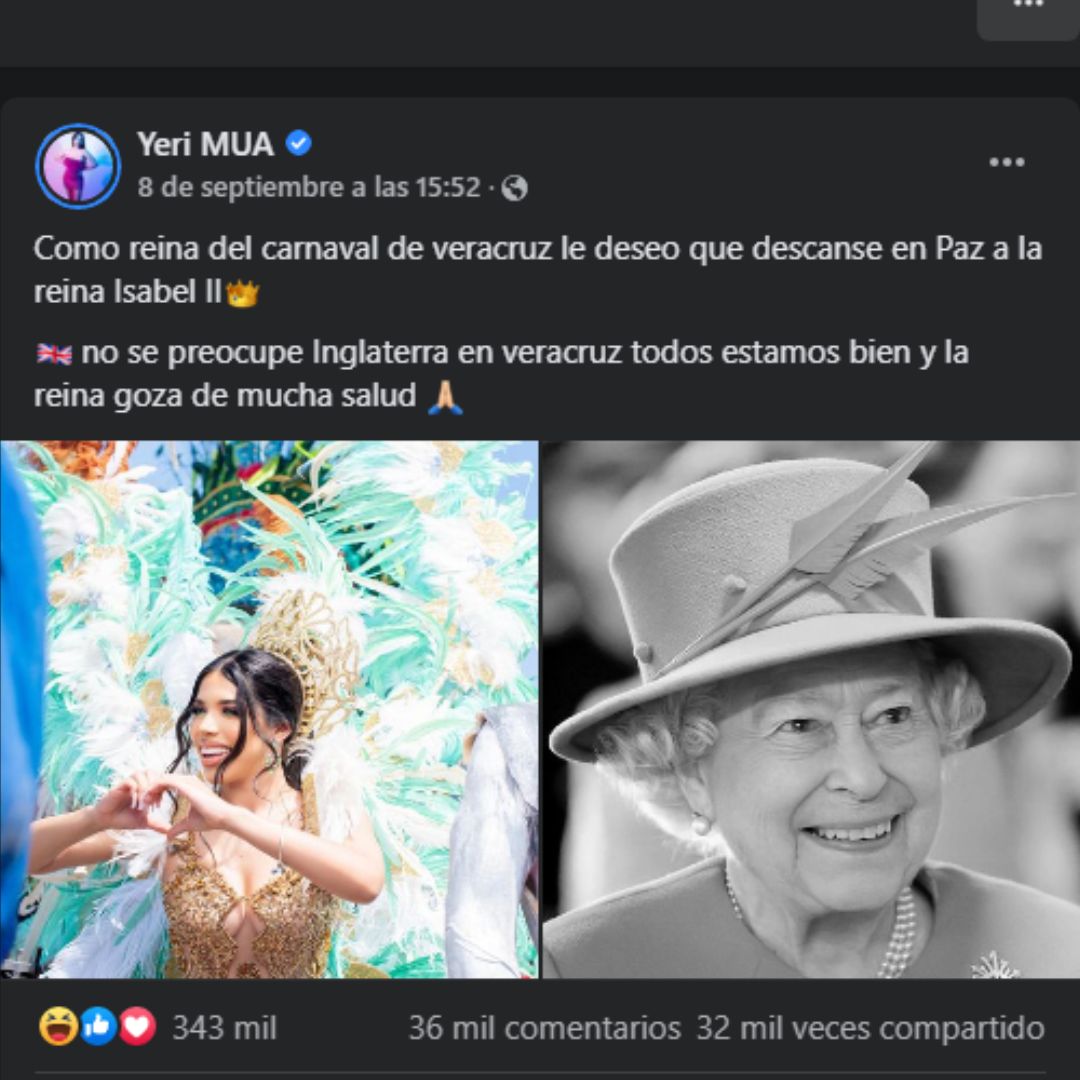 Yeri mua se compara con la reina Isabel II