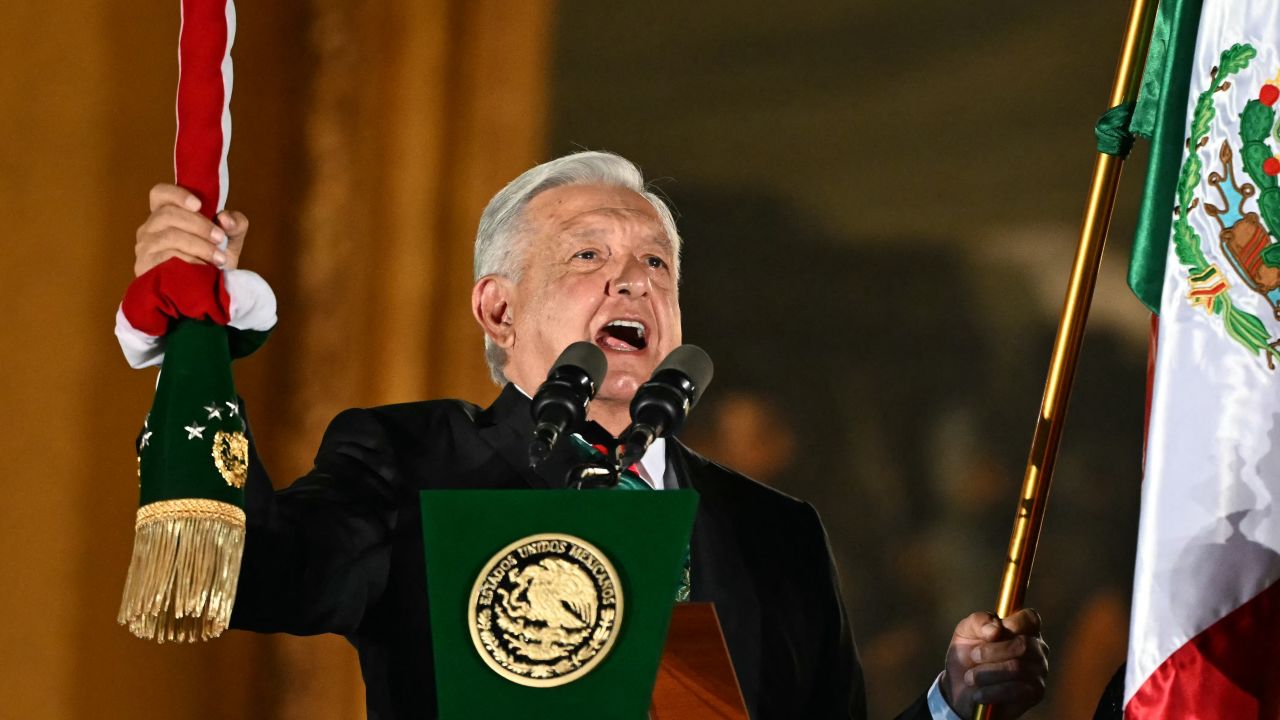 Celebra AMLO su último grito de Independencia