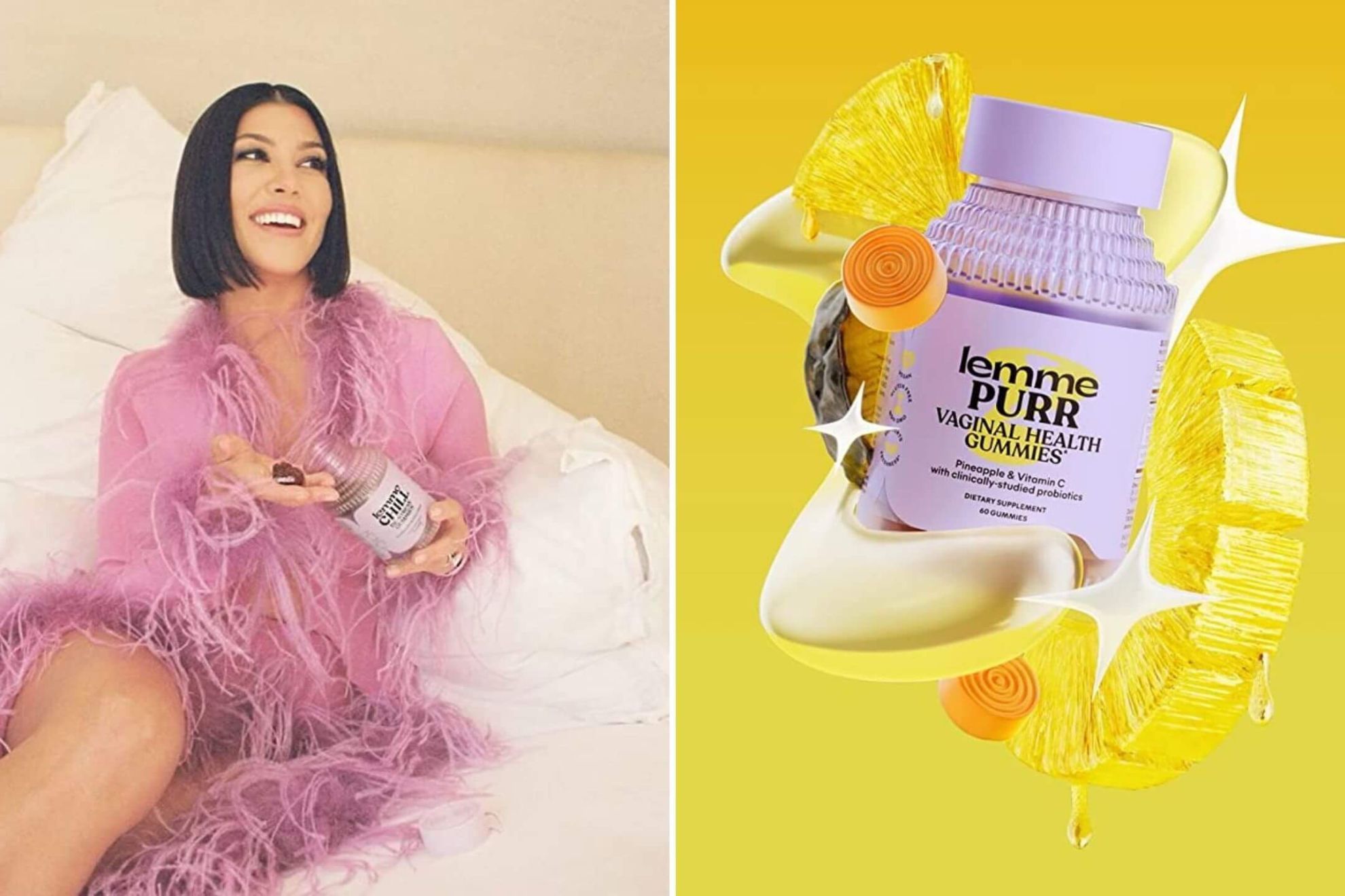 Kourtney Kardashian lanza gomitas para mejorar la salud vaginal