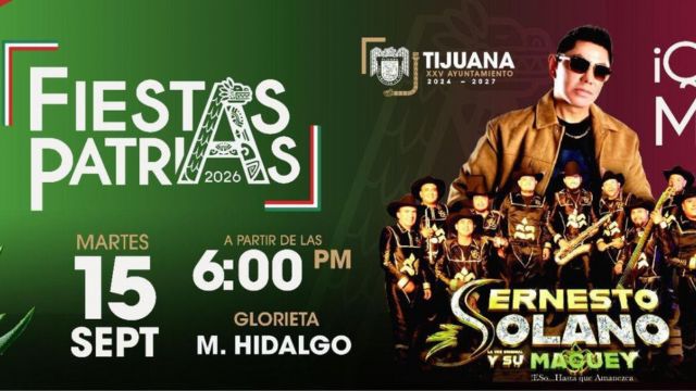 TIJUANA: Así será el Grito de Independencia esta noche frente a Palacio Municipal