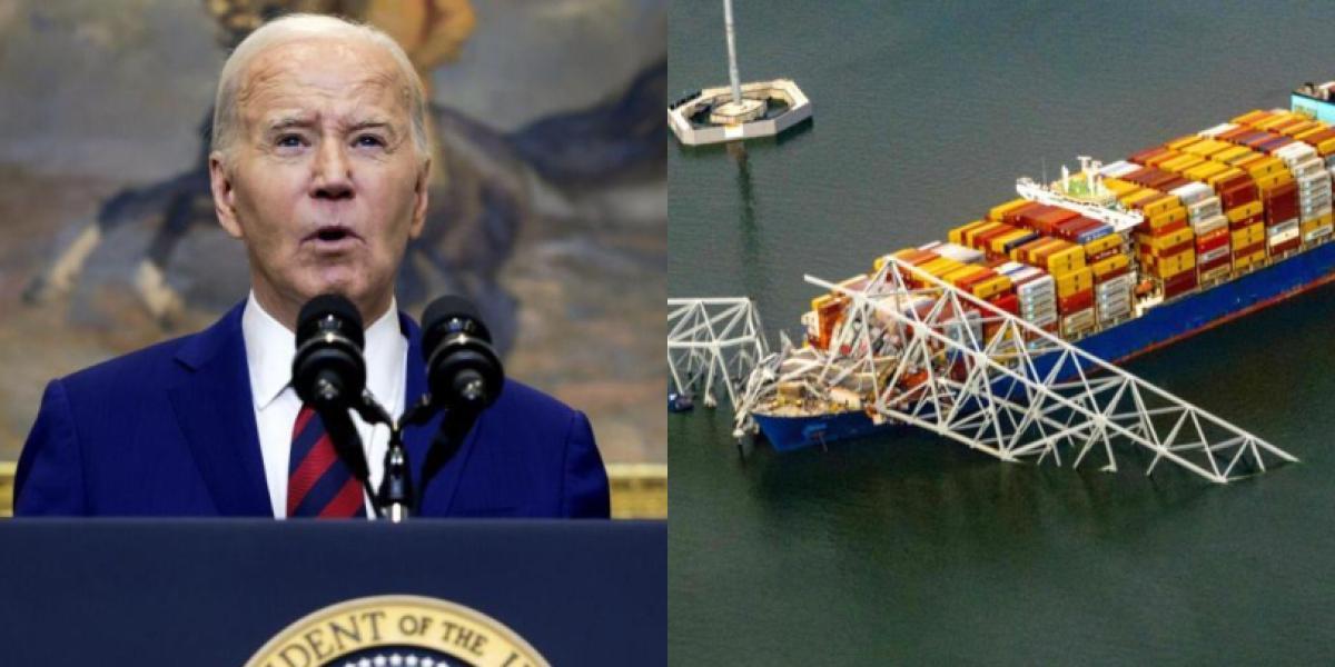 Ordena Biden reconstruir puente de Baltimore y reabrir puerto