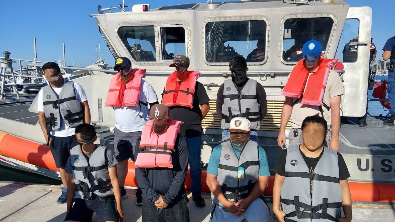 Guardia Costera intercepta a nueve presuntos migrantes en Mission Bay