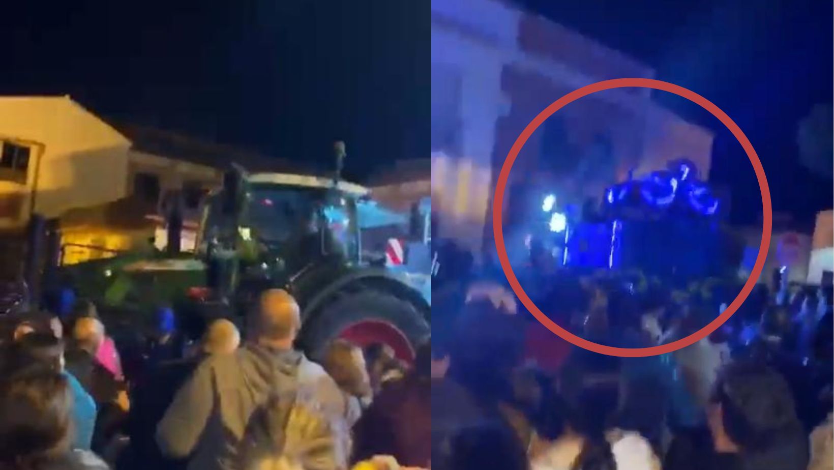 [VIDEO] Tractor atropelló a 6 personas tras celebración de Reyes Magos en España