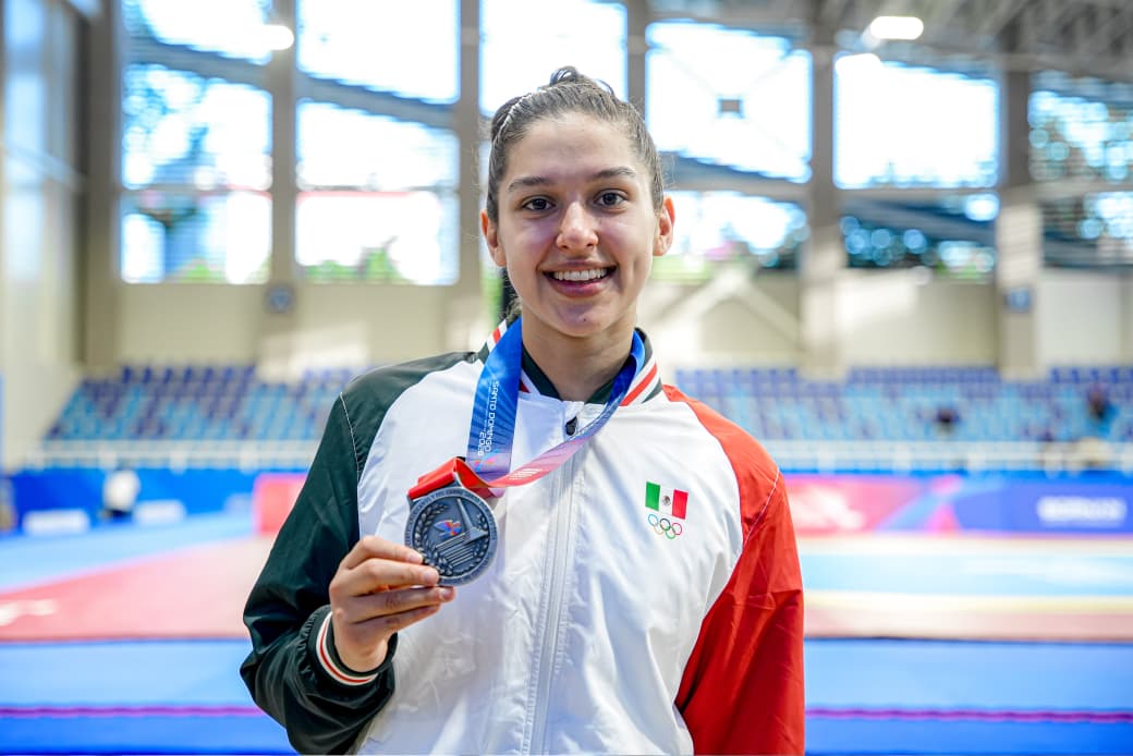La mexicalense Leslie Soltero sube al podio en Santo Domingo