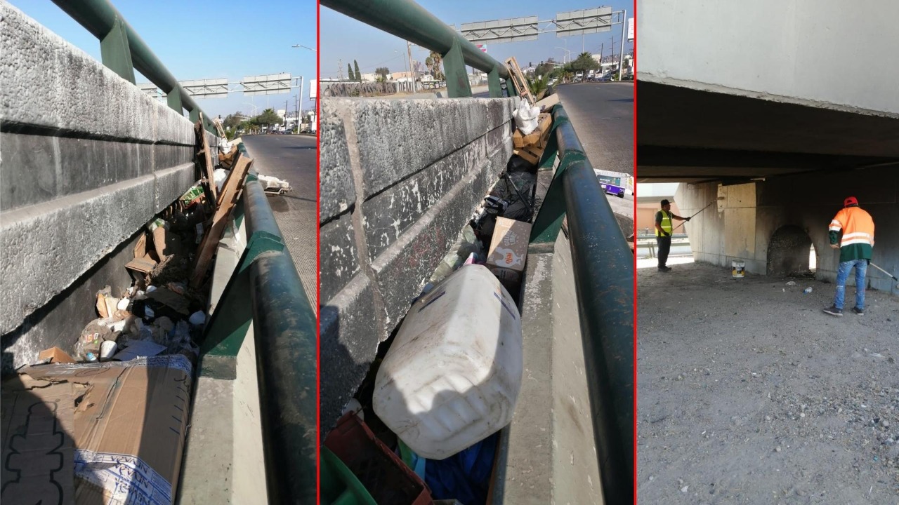 BASURA EN PUENTES IFOTO: BAJANEWS