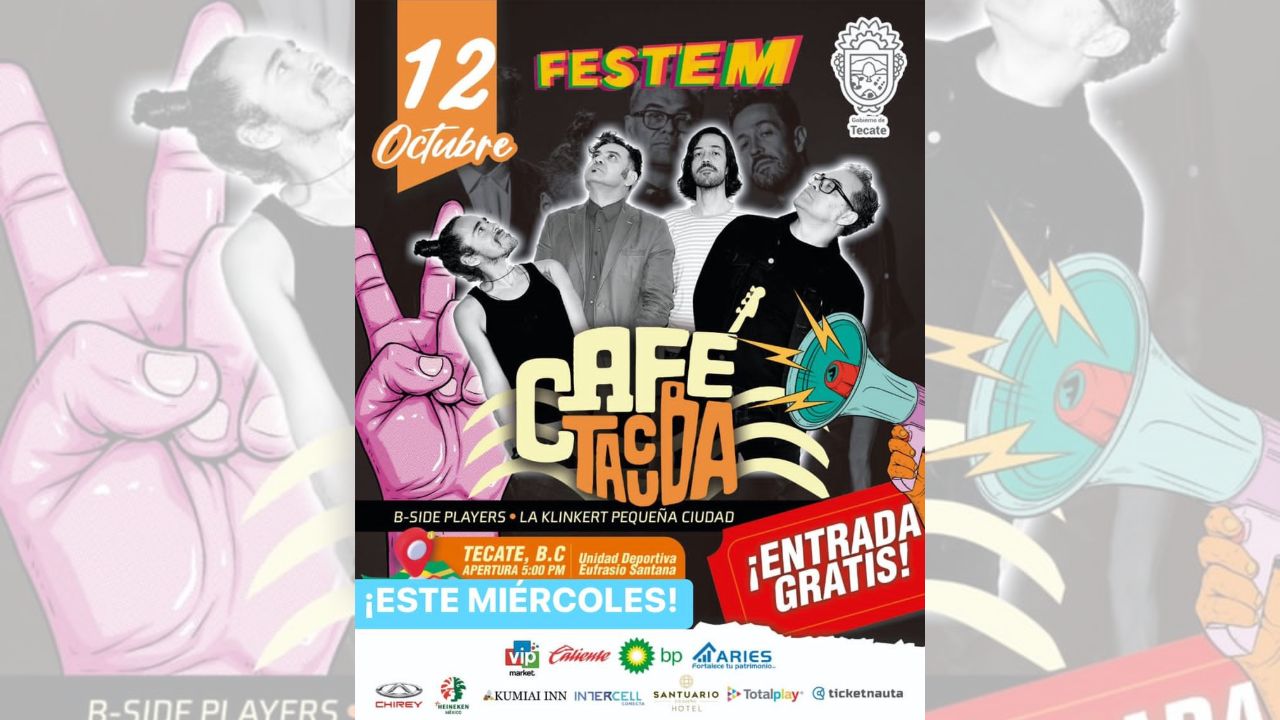 ¡Verán gratis a Café Tacvba!: Tecate