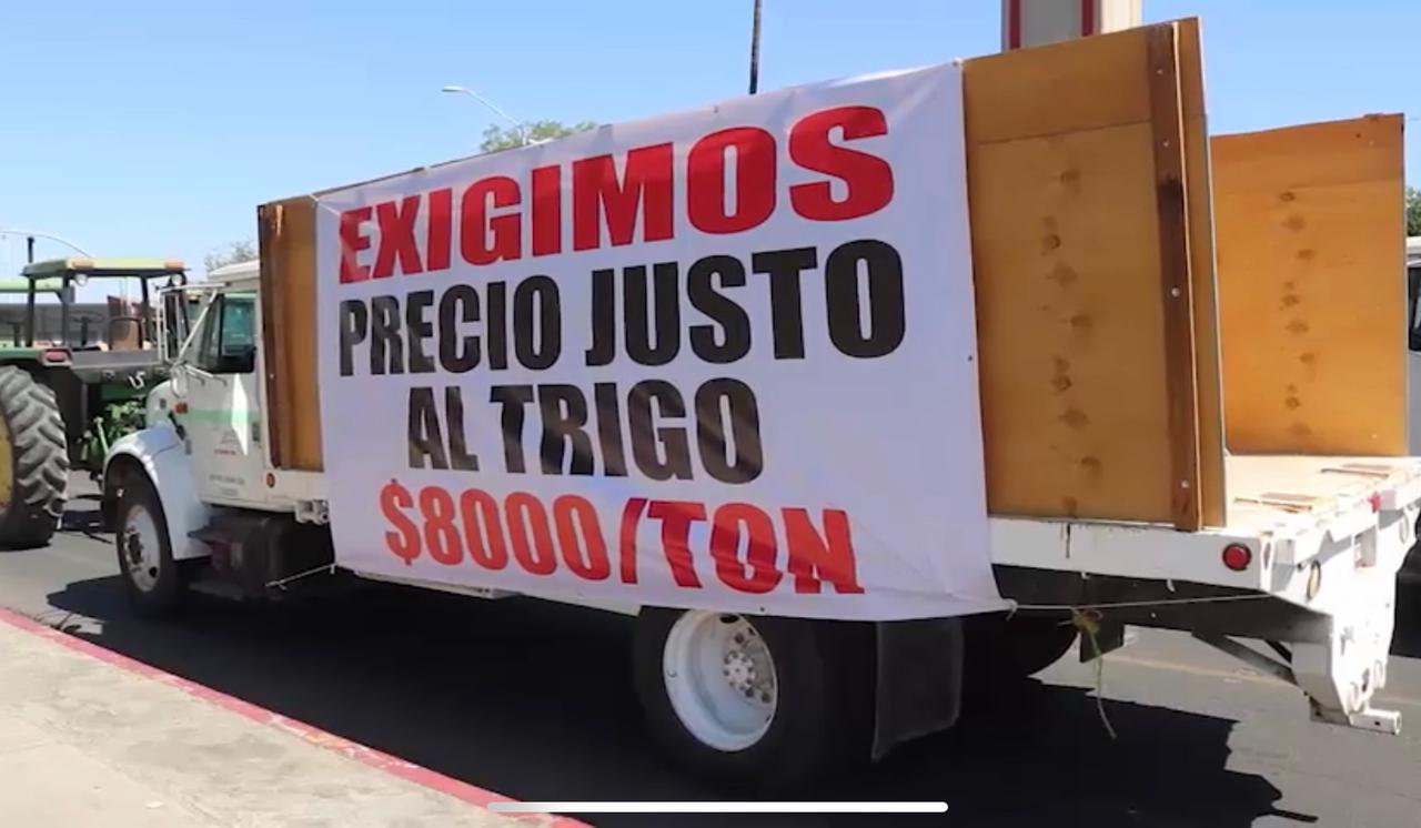 Canaco pide solución al bloqueo de trigueros del centro cívico en Mexicali