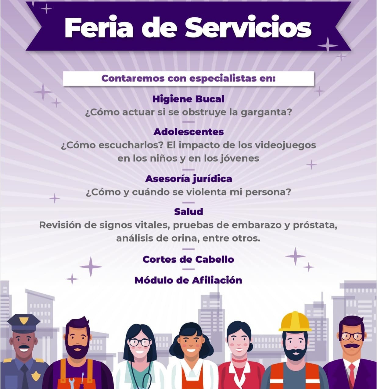 Se llevará acabo la primera “Feria de servicios”