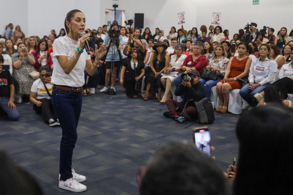 Le habla Sheinbaum a las mujeres tijuanenses