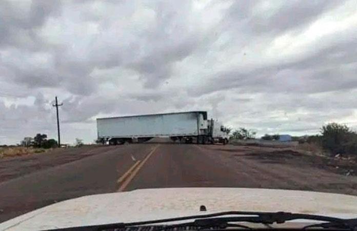 Bloqueos en el municipio de Navolato, Sinaloa