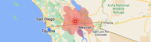 Sacude sismo de 4.8 a Mexicali