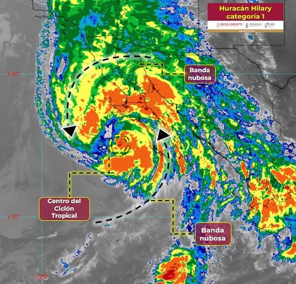 [ACTUALIZADA]Información sobre paso del huracán Hilary