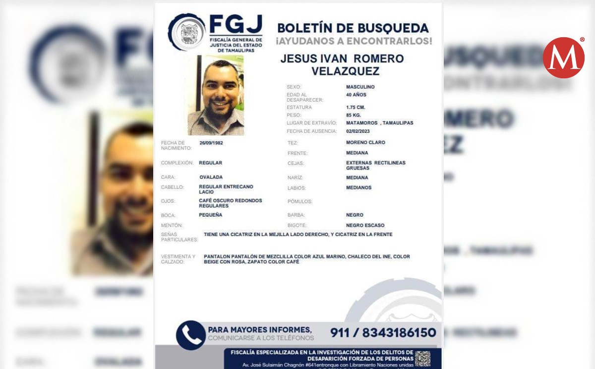 INE denuncia secuestro de Jesús Iván Romero, supervisor electoral en Tamaulipas