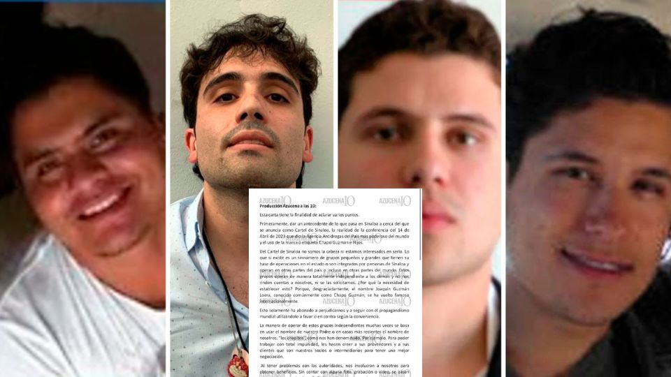 [CARTA] Se deslindan, hijos de Guzmán Loera del llamado Cártel de Sinaloa