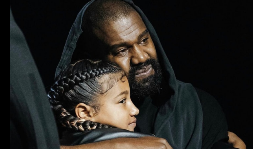 Kanye West colabora con su hija, North West, en su nuevo álbum