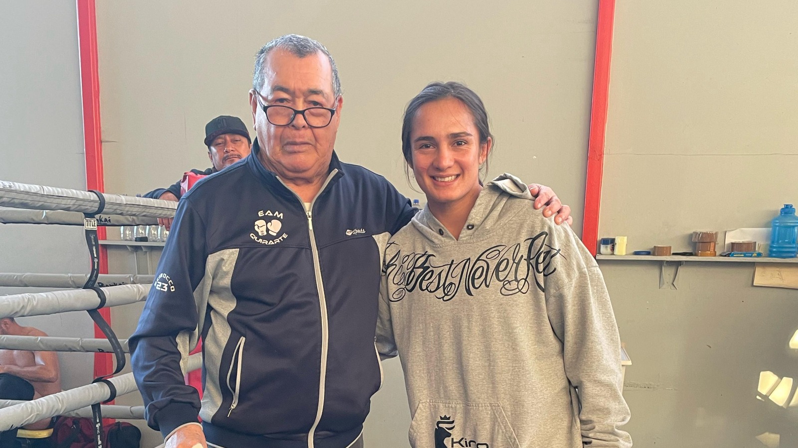 Yazmin Jauregui ha estado entrenando con Romulo Quirarte. (Foto: Baja News)