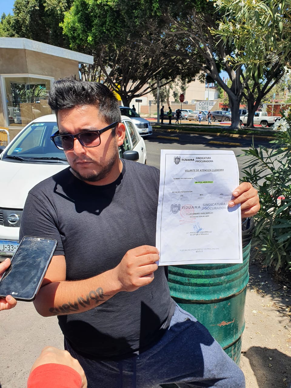 Denuncia maltrato policial e intento de extorsión